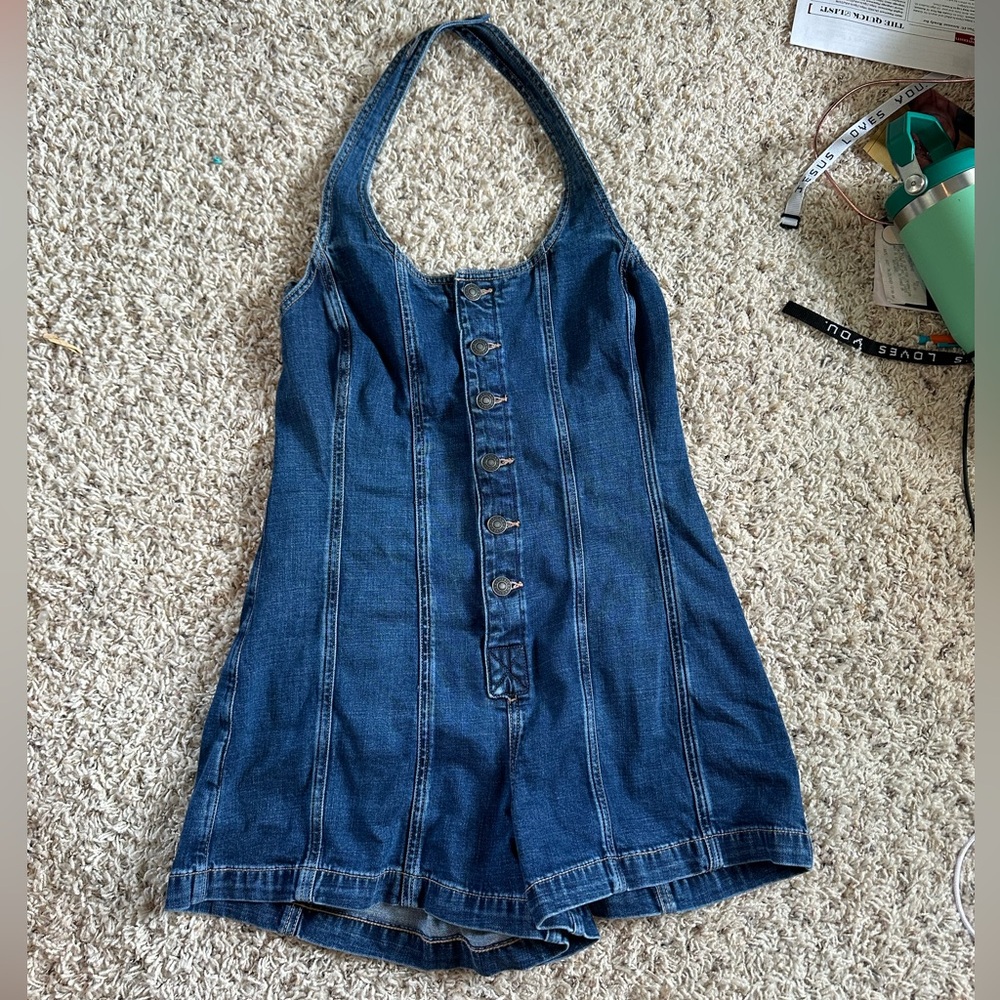 Size Small Denim Romper from American Eagle BRAND NEW (without tags)